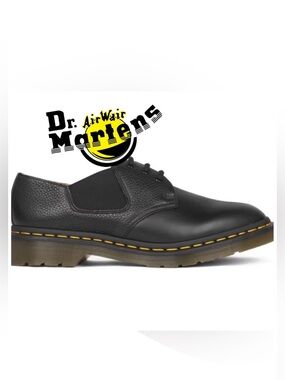 Dr. Martens Smith G UA Shoe Black Leather Oxford Men's US 8 UK 7 EU 41